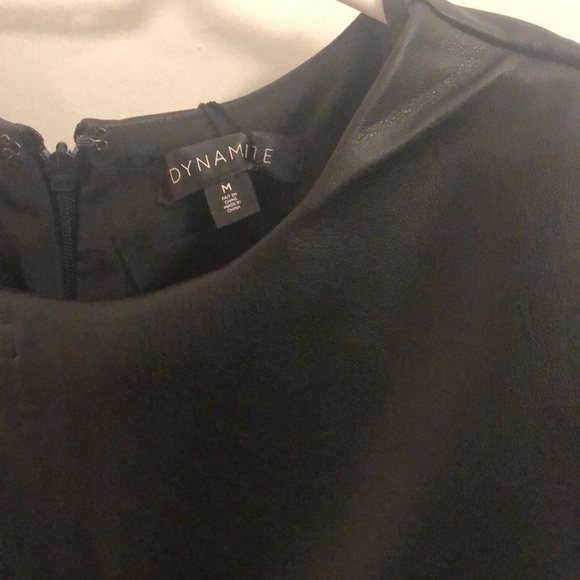 Brand new, never worn Dynamite, pleather shirt - Picture 4 of 5